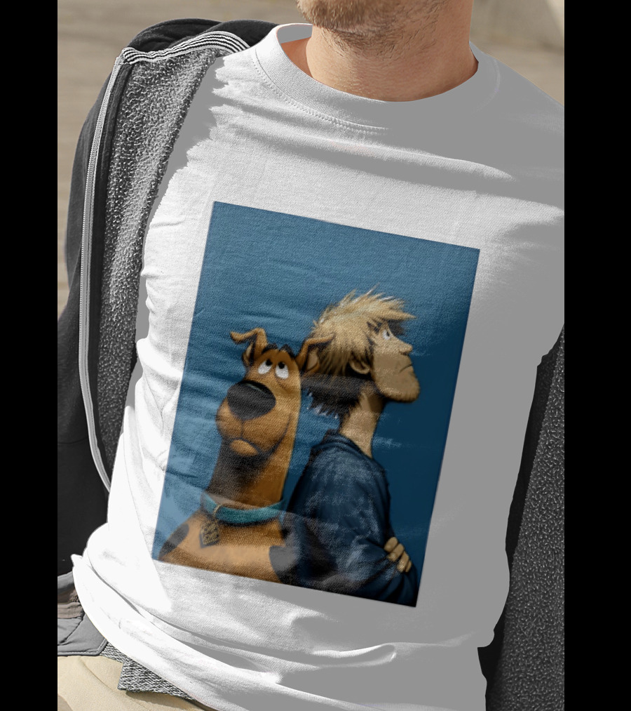 Scooby Doo And Shaggy Rogers Mystery Inc Iconic Cartoon Duo Facing Adventure T-Shirt