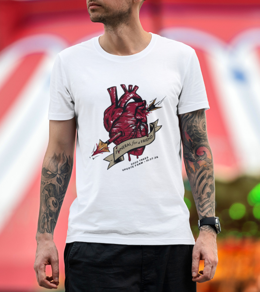 Funeral For A Friend Heart 2008 Those Upon Hope 25.02.08 T-Shirt