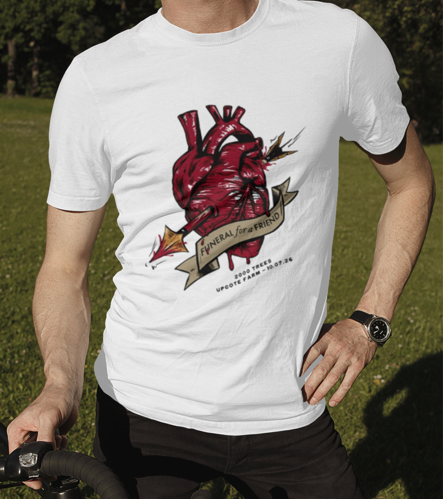 Funeral For A Friend Heart 2008 Those Upon Hope 25.02.08 T-Shirt
