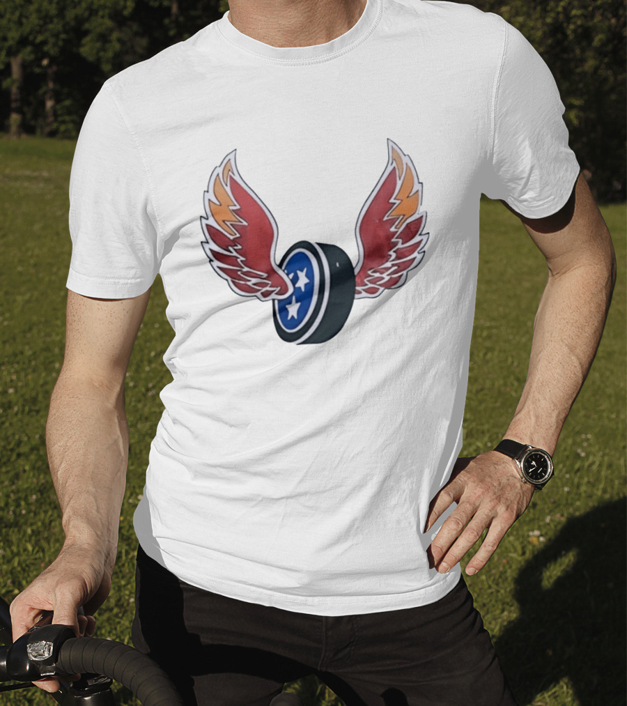 Tennessee Winged Puck Stars Hockey T-Shirt