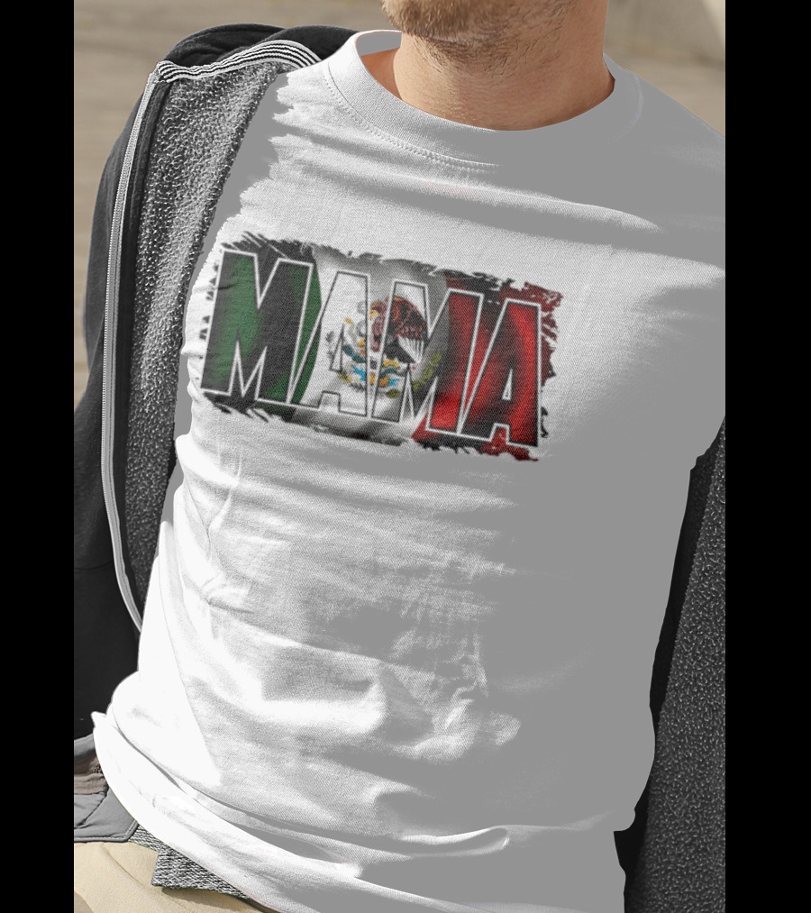 Mama Mexico Mexican Flag National Pride T-Shirt