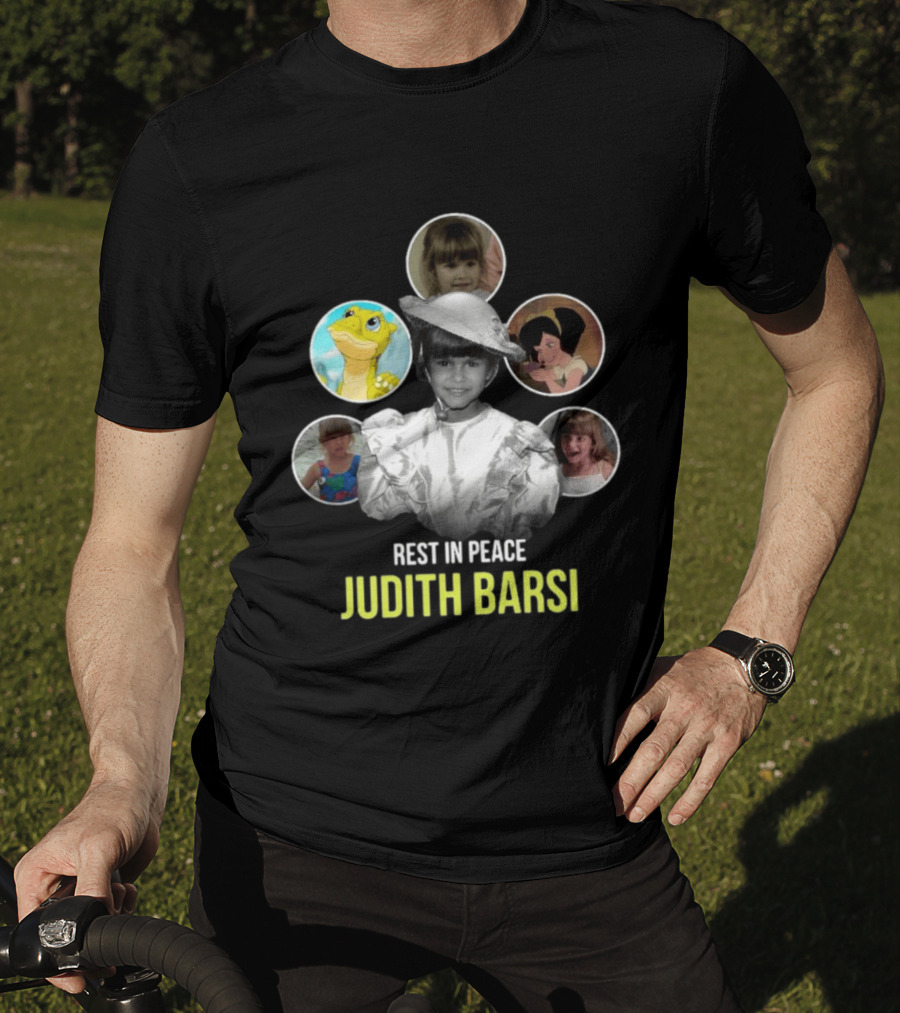 Rest In Peace Judith Barsi Tribute With Memorable Childhood Images T-Shirt