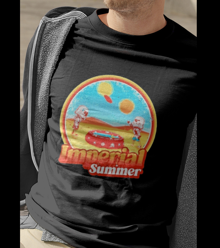 Summer Fun Star Wars Stormtrooper Imperial Beach Scene T-Shirt