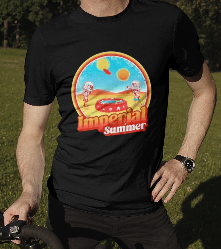 Summer Fun Star Wars Stormtrooper Imperial Beach Scene T-Shirt