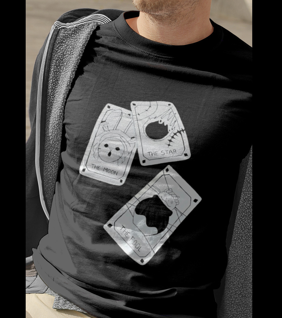 Studio Ghibli Tarot Cards The Moon The Star The Fool Collection T-Shirt