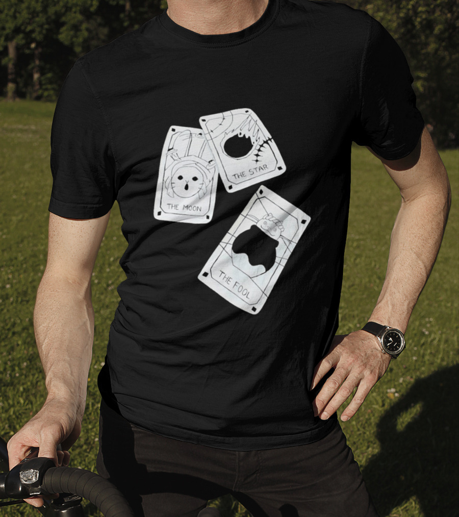 Studio Ghibli Tarot Cards The Moon The Star The Fool Collection T-Shirt