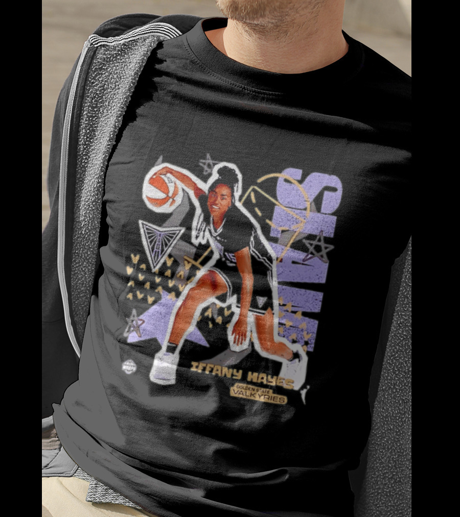 Tiffany Hayes Golden State Valkyries Basketball WNBA 15 T-Shirt