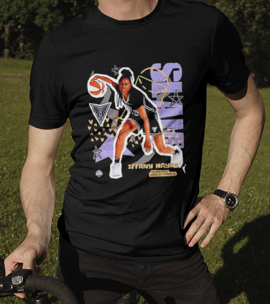 Tiffany Hayes Golden State Valkyries Basketball WNBA 15 T-Shirt