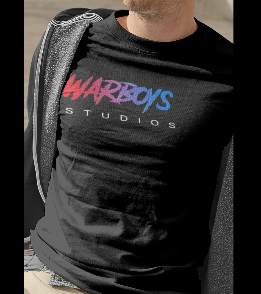 Warboys Studios Red And Blue Branding T-Shirt
