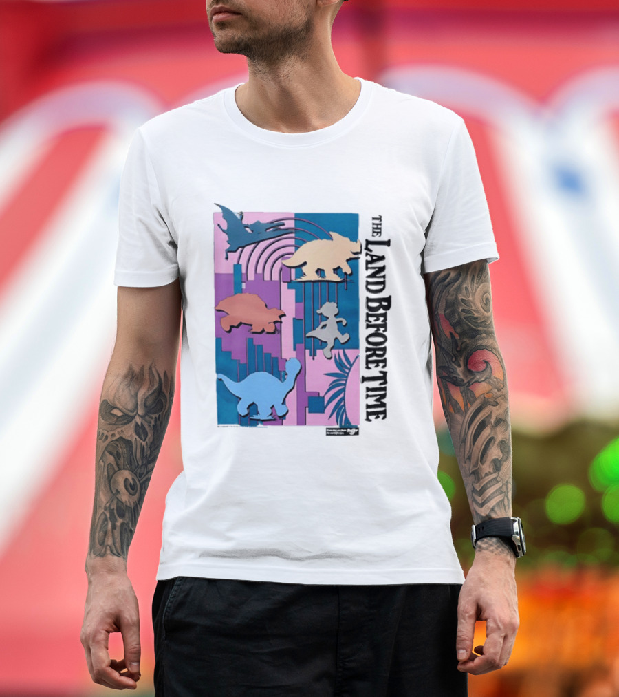 The Land Before Time Littlefoot Cera Petrie Ducky Spike T-Shirt