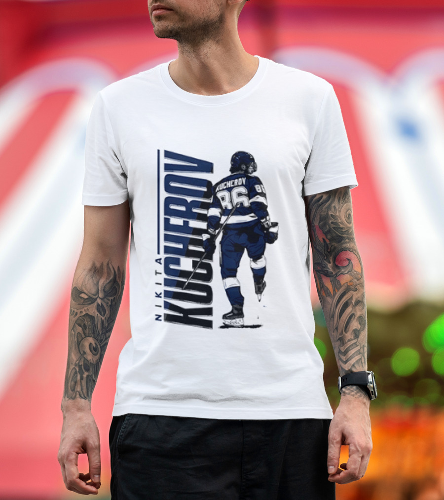 Nikita Kucherov Tampa Bay Lightning NHL Player Skating Number 86 T-Shirt