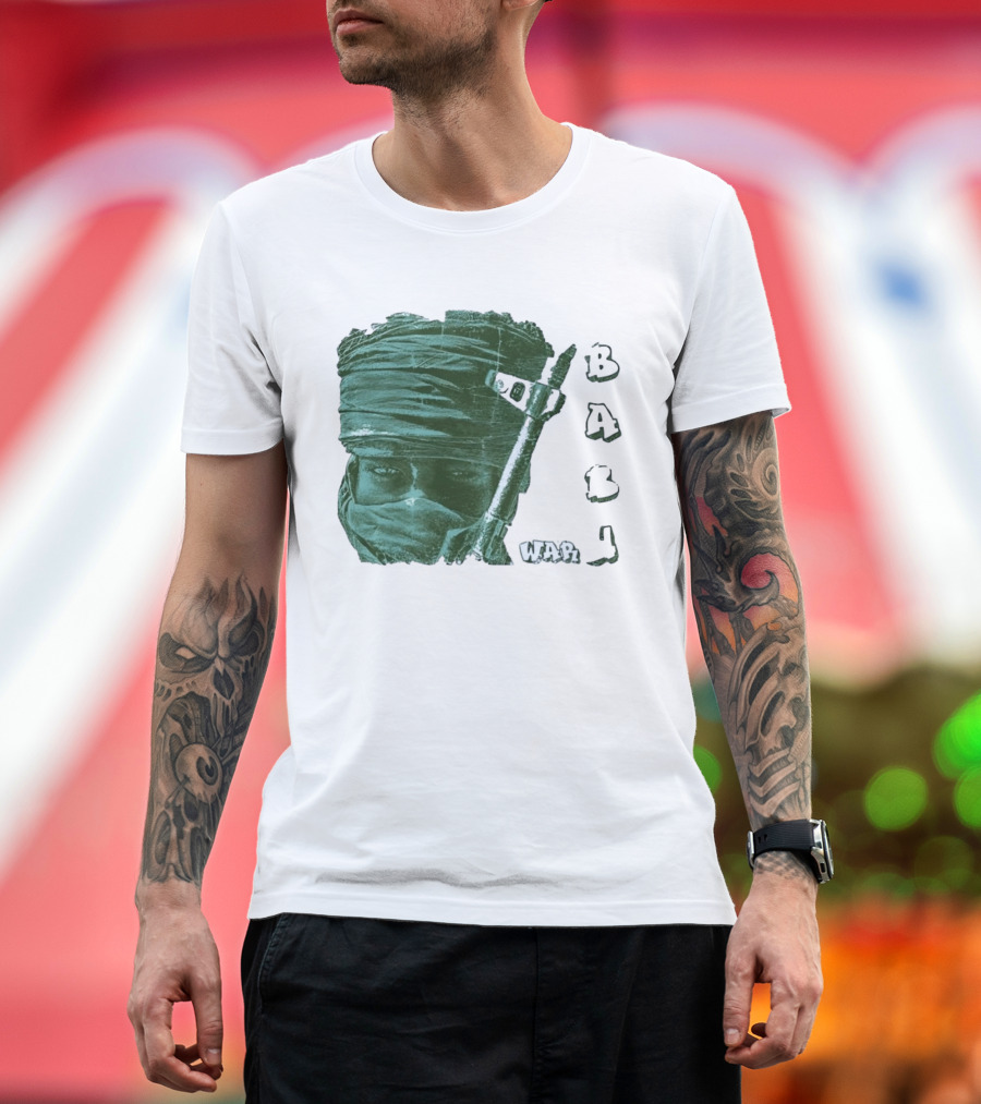 War Baby Soldier With Rifle And Turban T-Shirt
