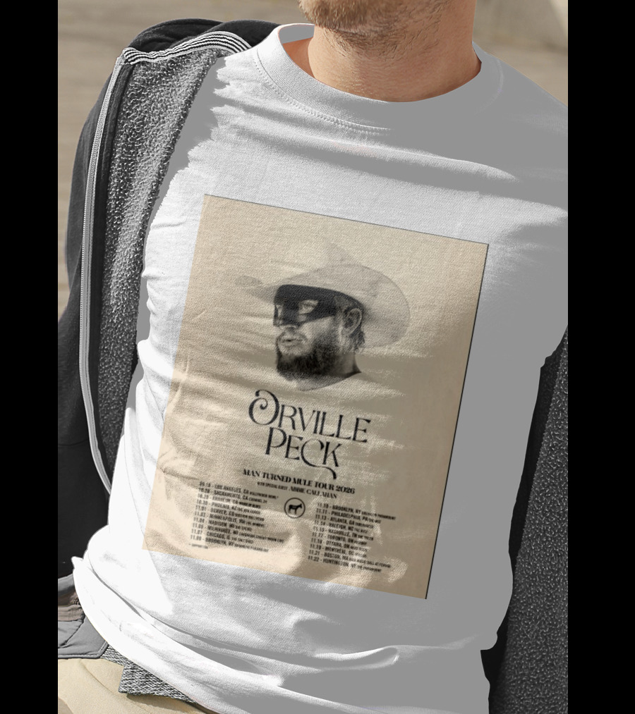 Orville Peck Man Turned Mule Tour 2026 Special Guest Abbie Callahan Concert Dates And Locations T-Shirt