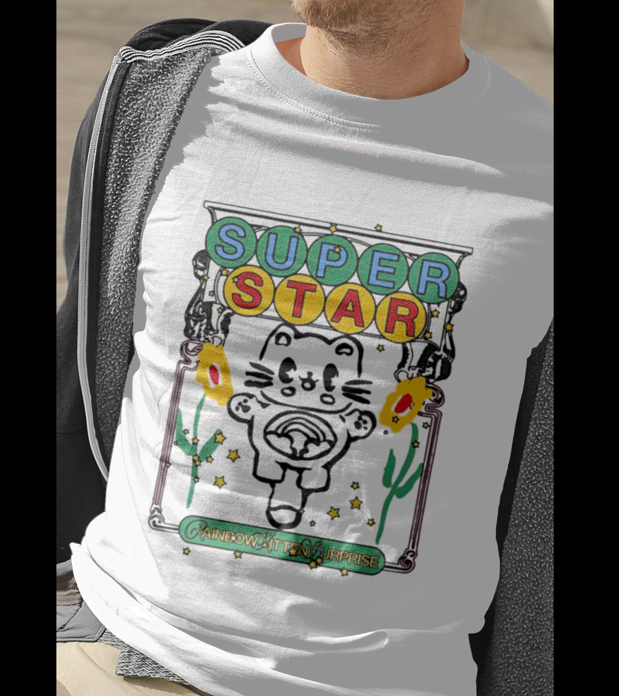 Super Star Rainbow Kitten Surprise RKS Indie Rock T-Shirt