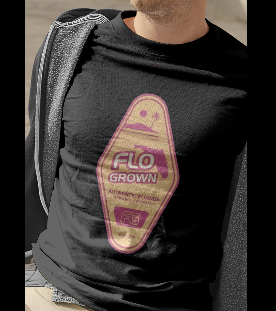 Flo Grown Authentic Florida Apparel Company Est 2011 T-Shirt
