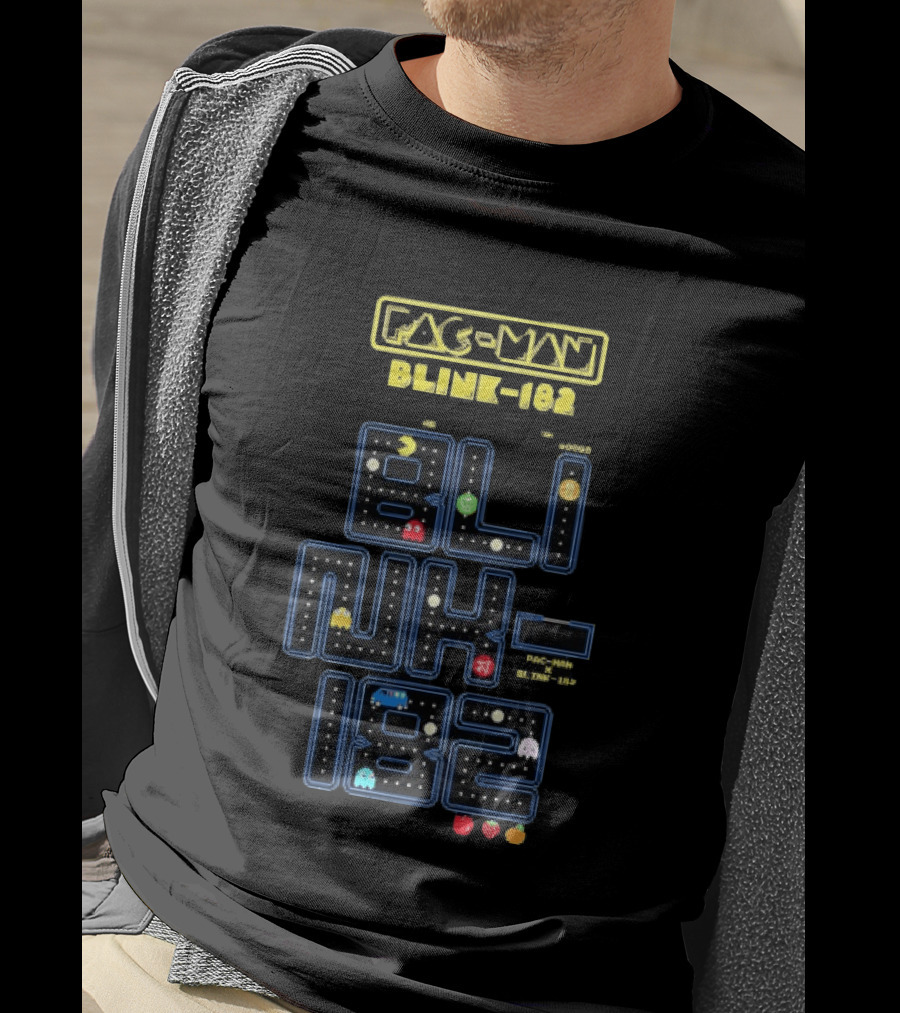Pac Man Blink 182 Collaboration San Diego Comic Con 2026 T-Shirt
