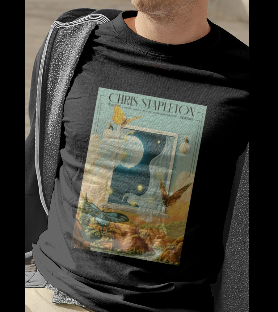Chris Stapleton Featuring The Gorge July 24 2026 With Margo Price And The Mavericks The Knock3 T-Shirt