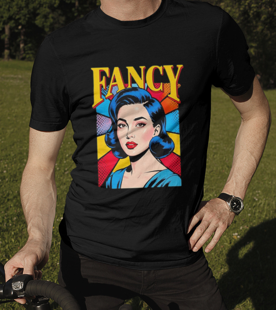 Fancy Pop Art Comic Woman T-Shirt