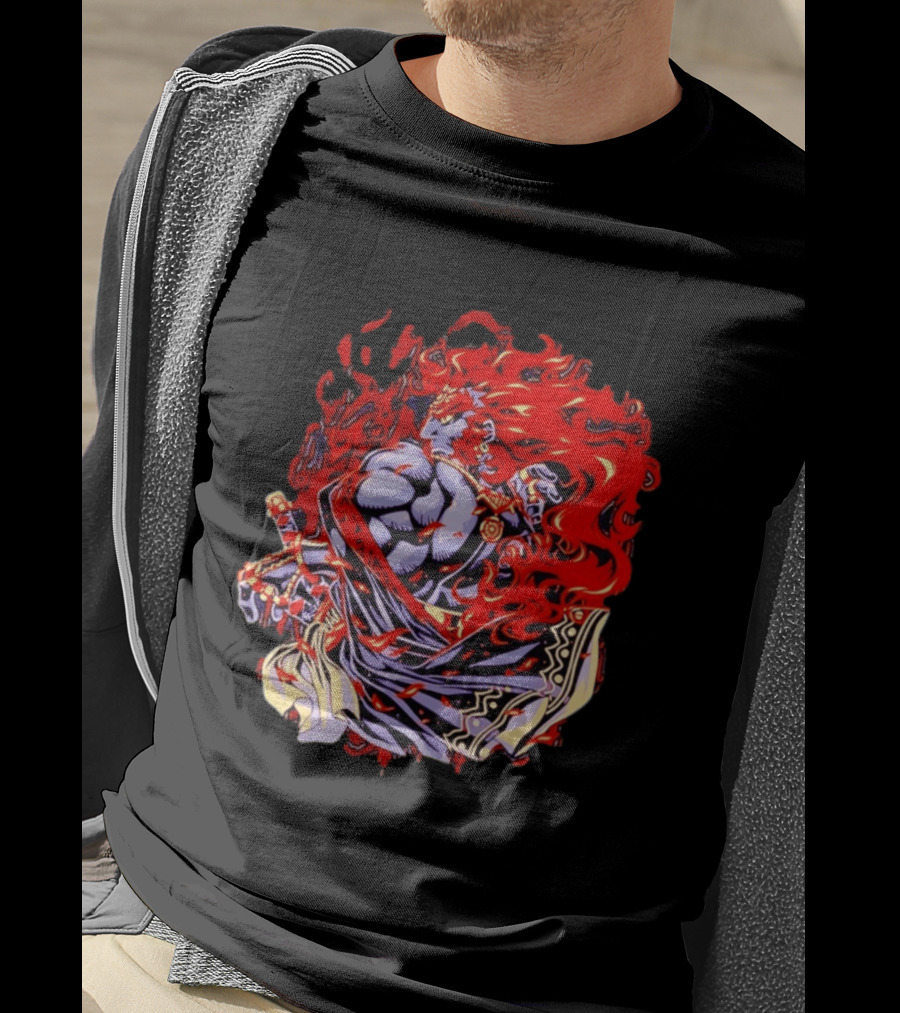 Ganondorf The Legend Of Zelda Dark King Of Gerudo Desert Fire Power T-Shirt