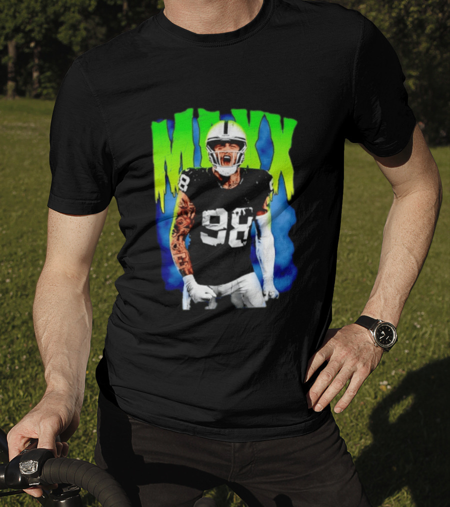Maxx Crosby 98 Las Vegas Raiders Football Player Jersey T-Shirt