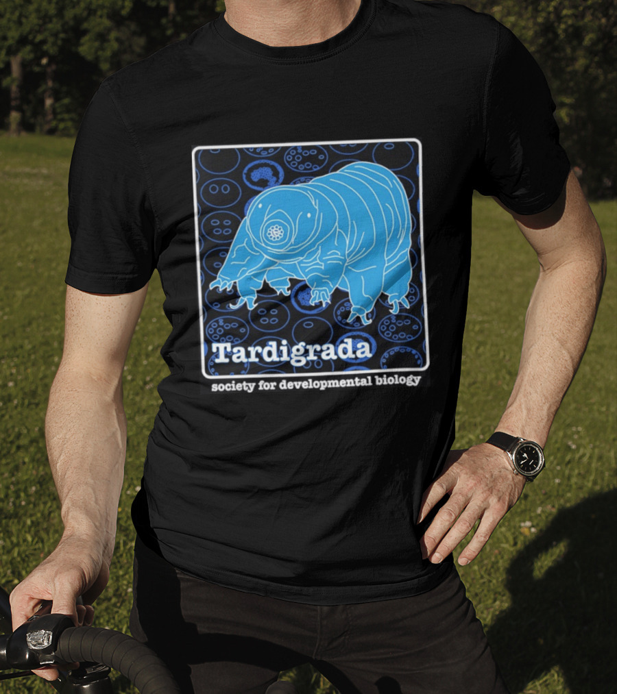 Tardigrada Society For Developmental Biology Blue Water Bear T-Shirt