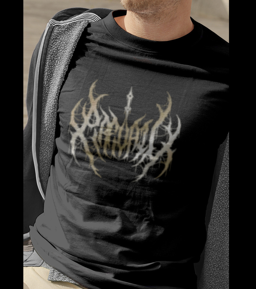 I Prevail Store Born To Suffer Foil Pullover Black Curved Tribal T-Shirt