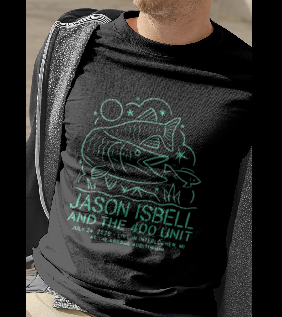 Jason Isbell And The 400 Unit Live Interlochen MI July 24 2020 Kresge Auditorium T-Shirt
