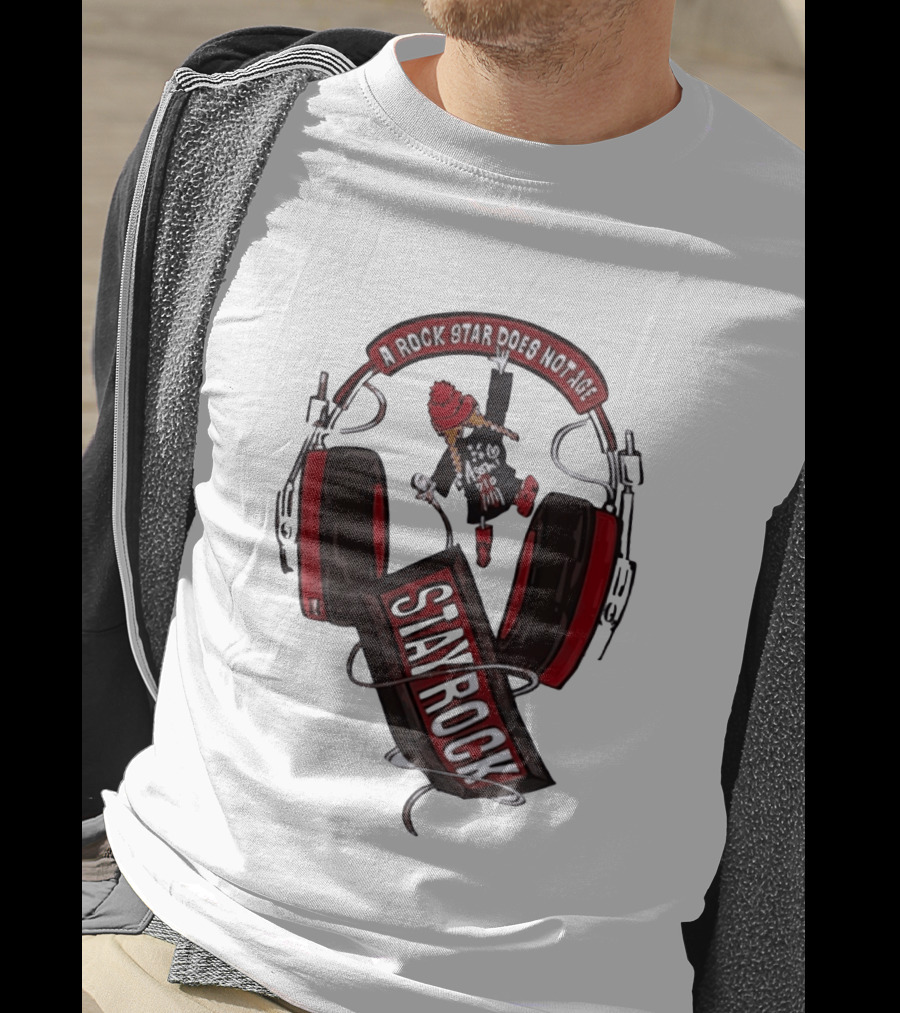 Stay Rock A Rock Star Does Not Age Music Lover T-Shirt