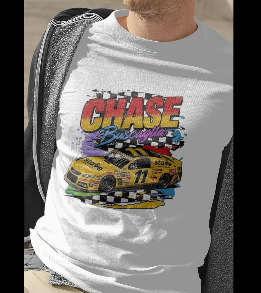 Chase Buscaglia Stave Racing Car 11 Bootleg T-Shirt