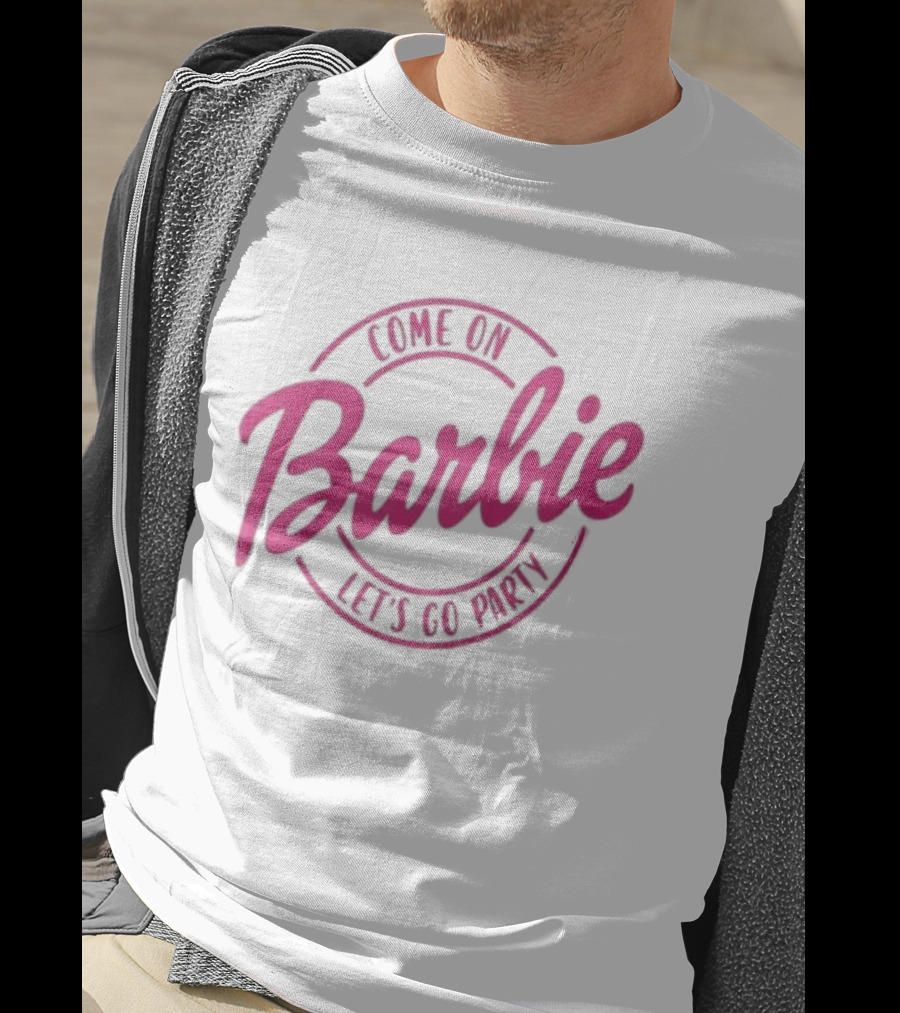 Come On Barbie Let's Go Party Pink T-Shirt