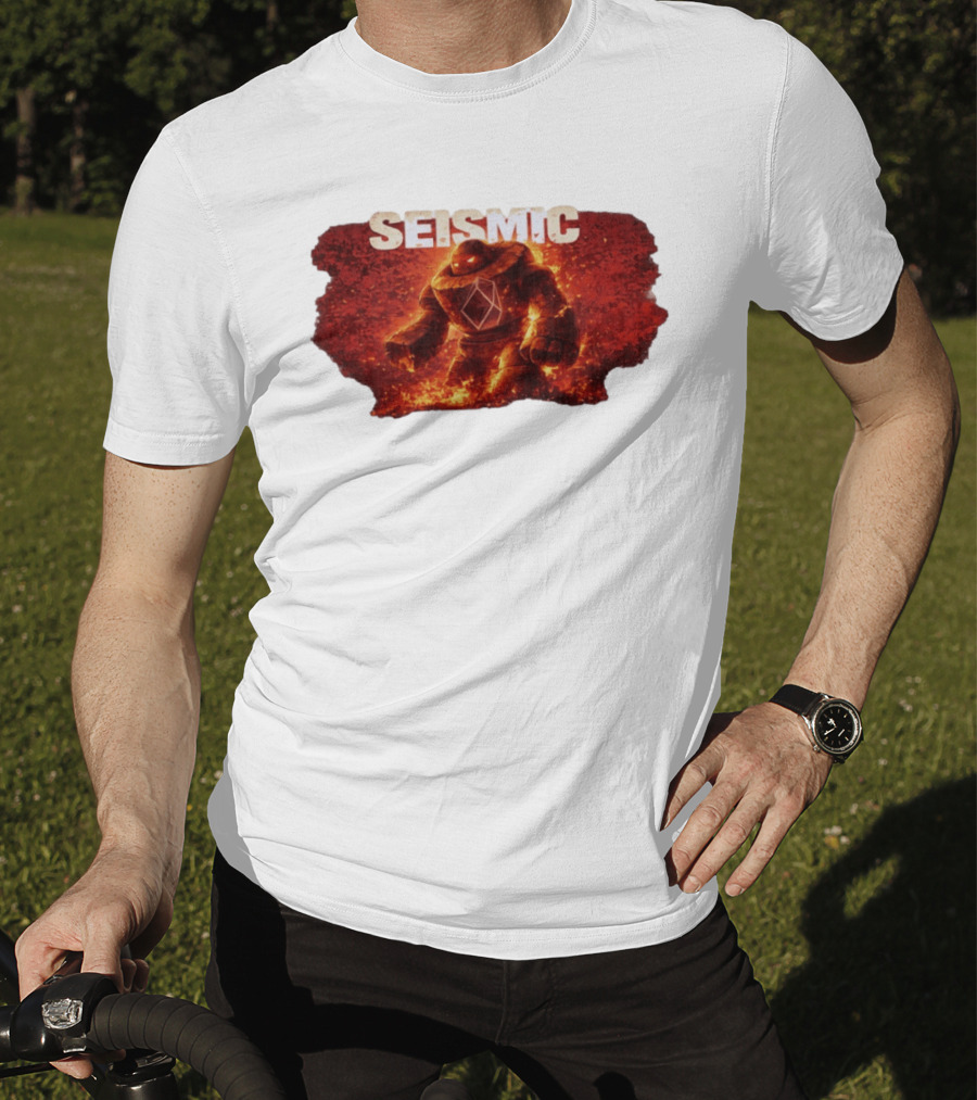 Seismic Magnitude Lava Golem Erupts With Power T-Shirt