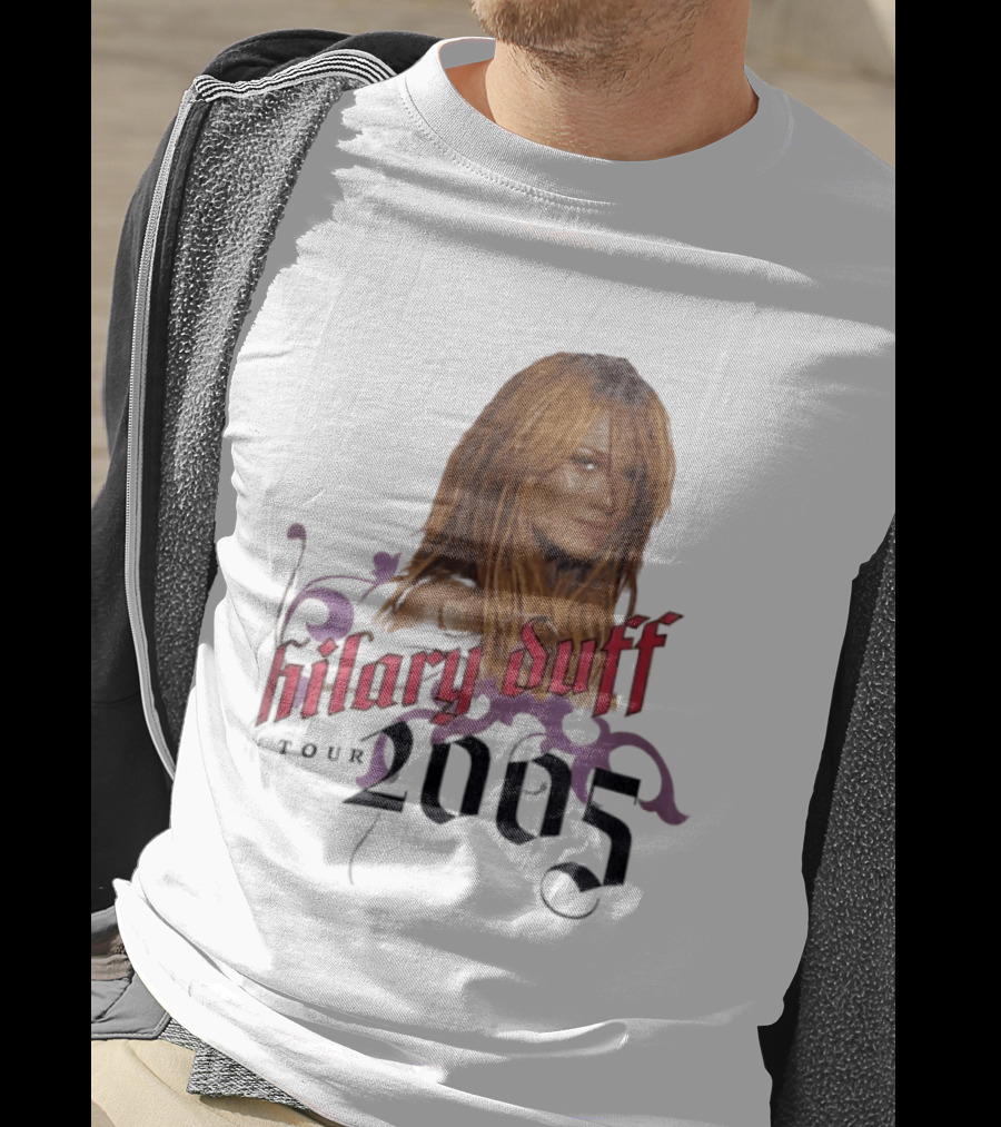 Hilary Duff Tour 2005 Y2K Vintage Style Nostalgia Pop T-Shirt