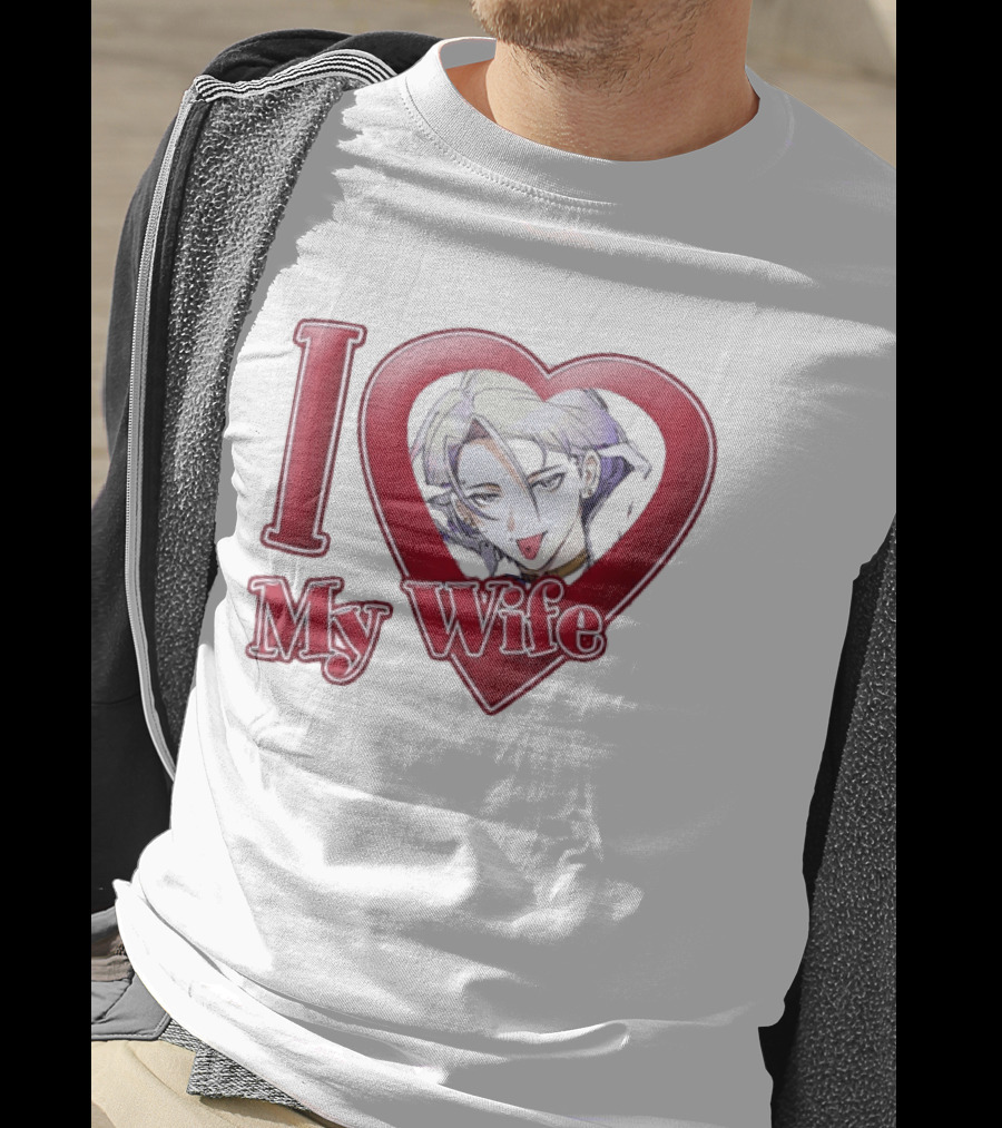 I Love My Wife Anime Heart Waifu T-Shirt