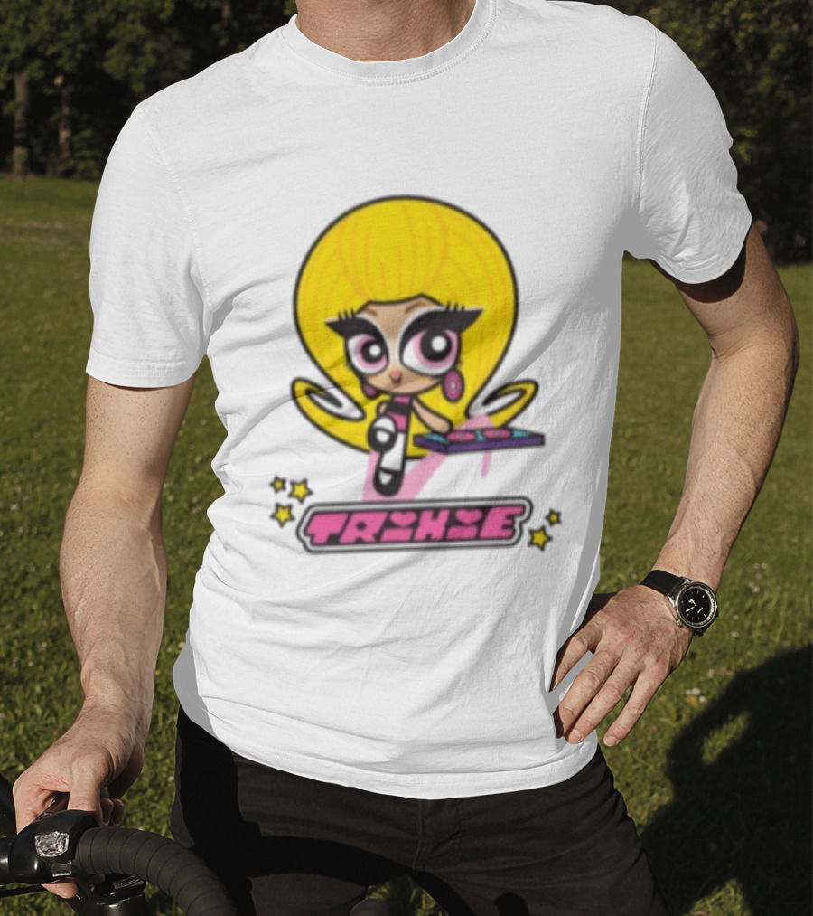Trixie Mattel Spd Babydoll Pink Cartoon Character Stars T-Shirt