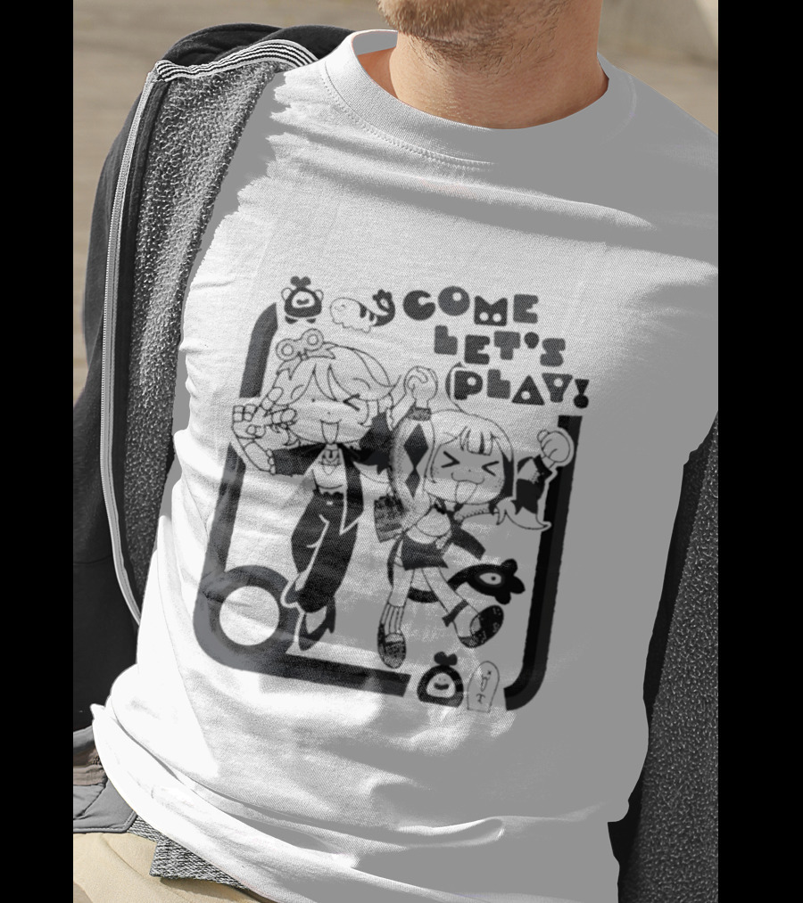 Tsukasa Tenma Emu Otori Project Sekai Come Let's Play Fun T-Shirt