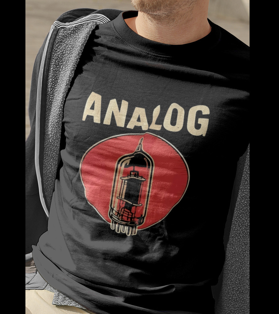 Analog Vacuum Tube Audiophile High Fidelity Audio Components T-Shirt