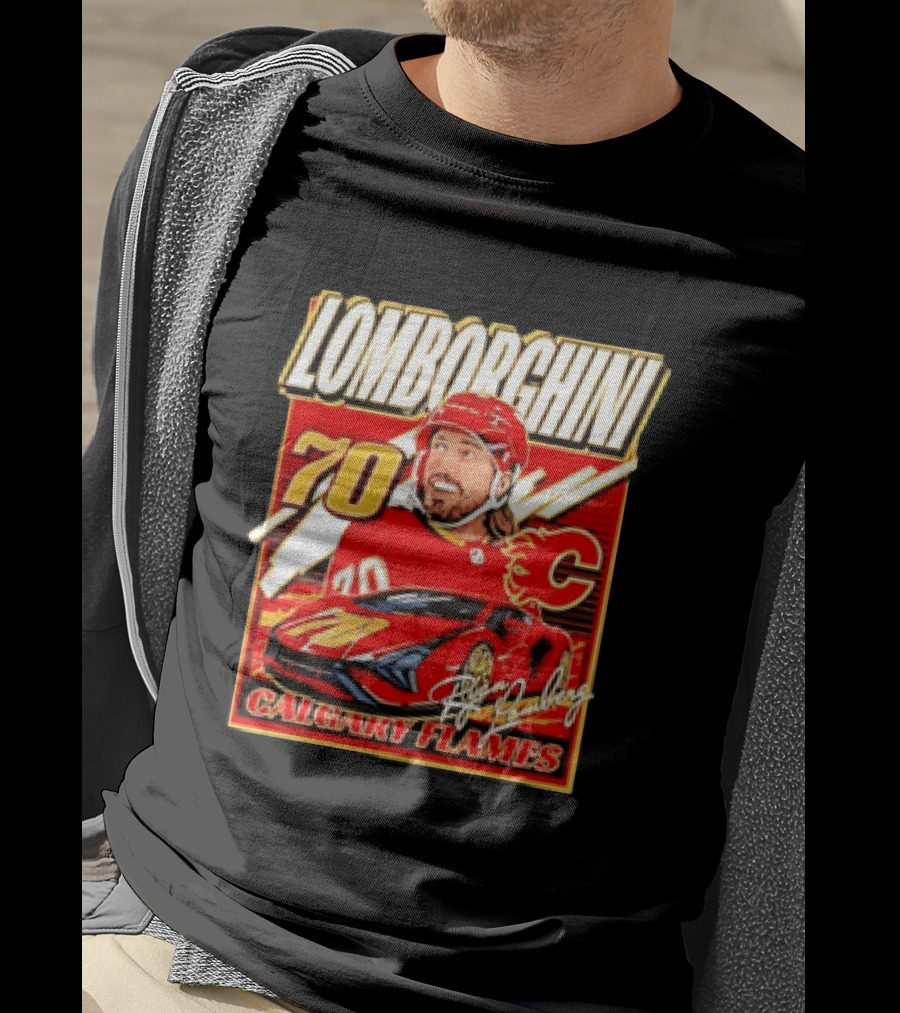 Lomborghini Ryan Lomberg 70 Calgary Flames T-Shirt