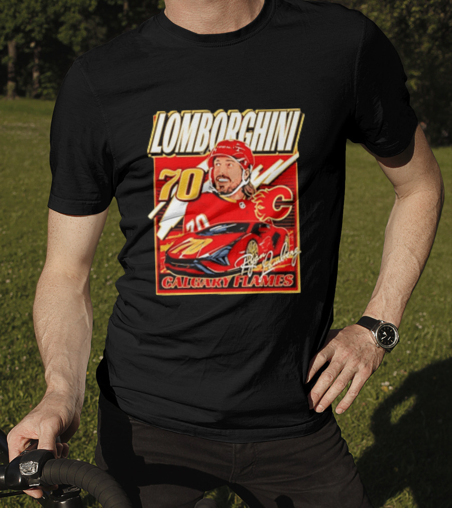 Lomborghini Ryan Lomberg 70 Calgary Flames T-Shirt