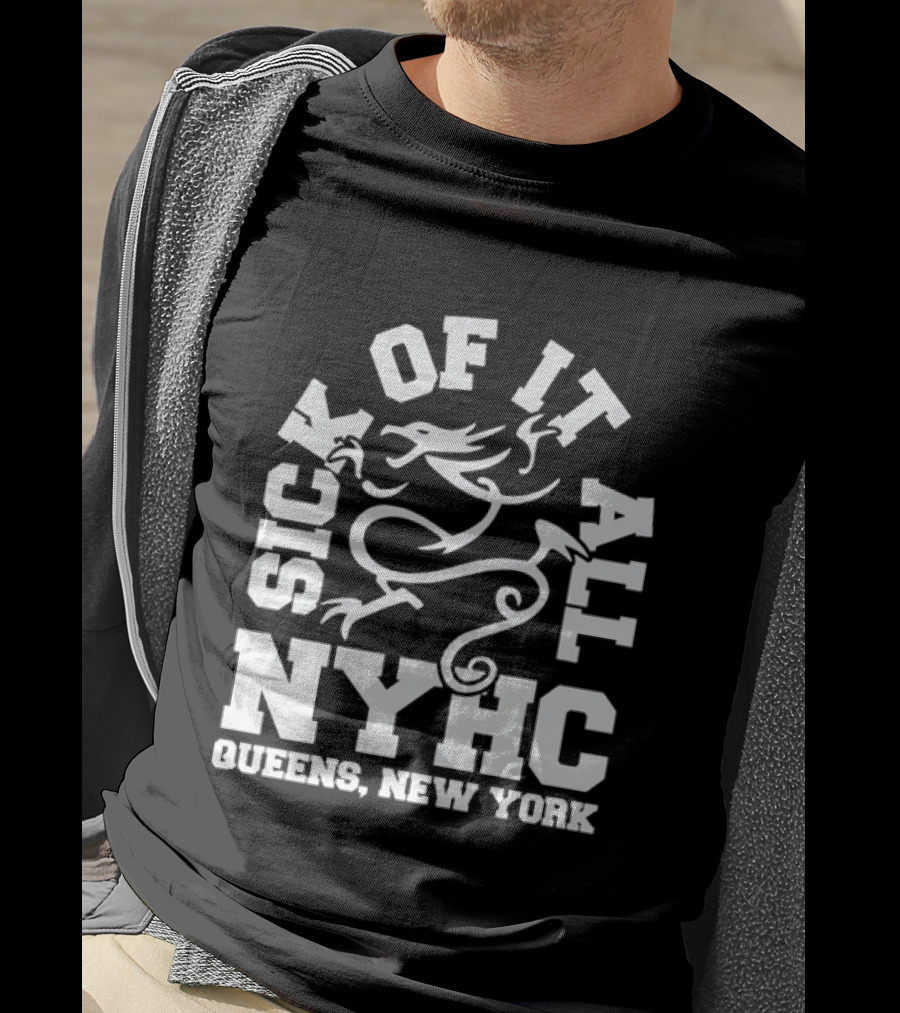 Sick Of It All NYHC Queens New York Hardcore Dragon T-Shirt