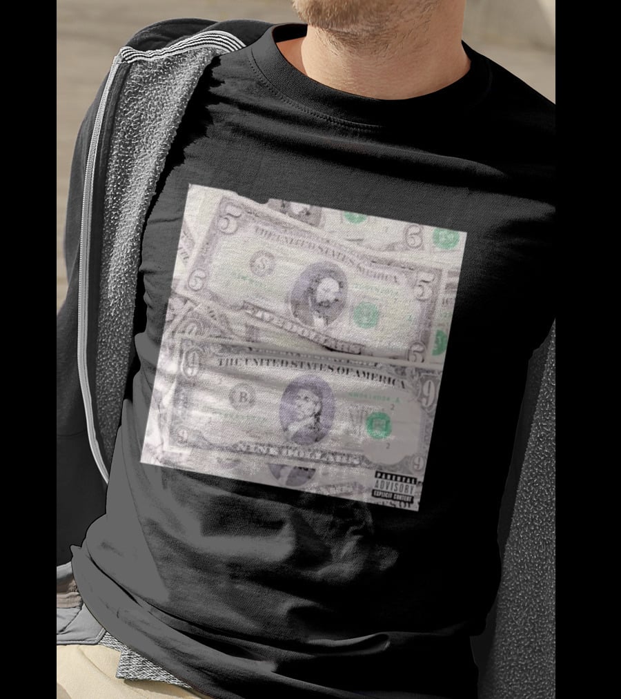 New World Depression Parody Dollar Bills Explicit Content T-Shirt
