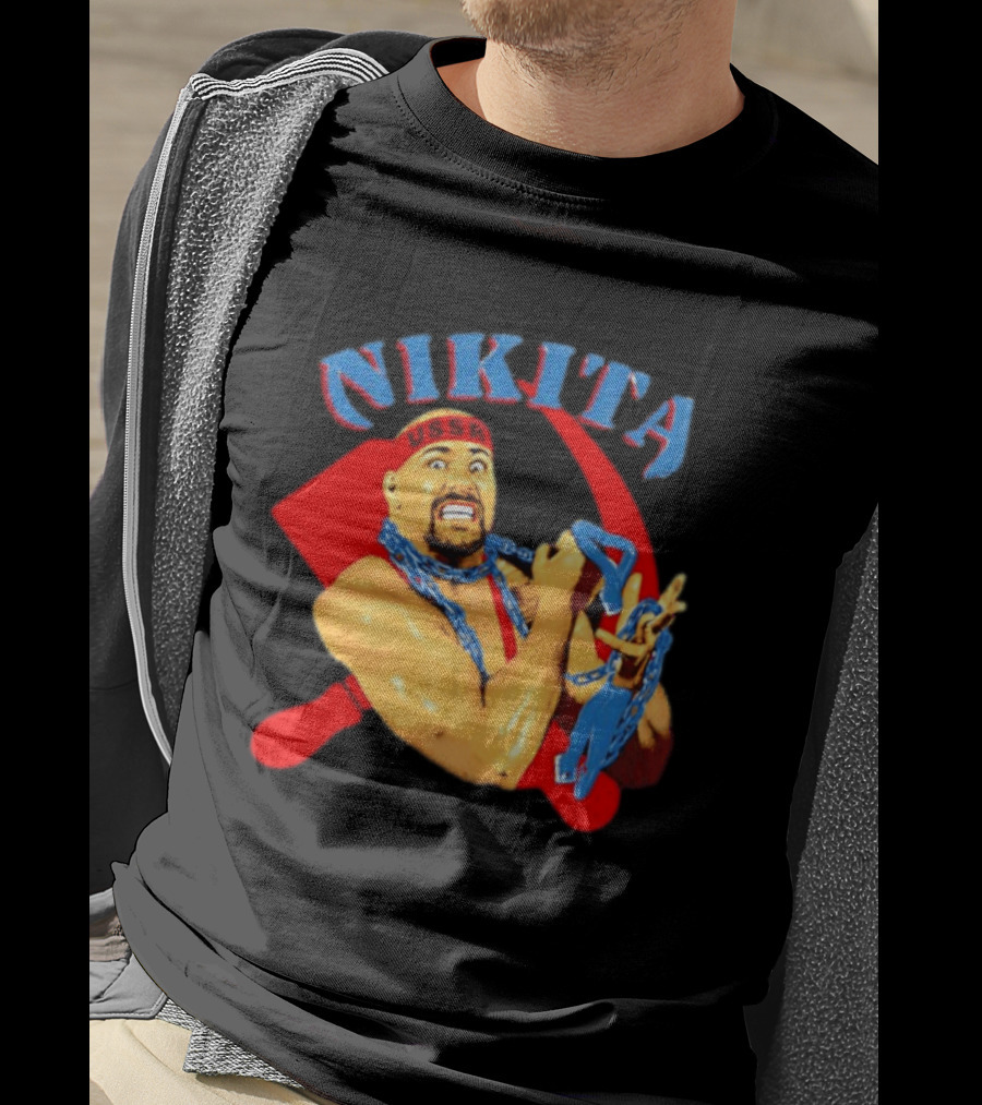 Nikita Koloff USSR Hammer And Sickle NWA Wrestling Pro T-Shirt