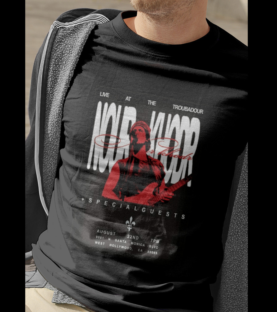 Nour Khodr Live At The Troubadour West Hollywood August 22 2026 With Special Guests T-Shirt