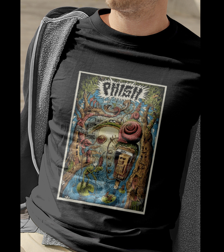 Phish July 24 29 2026 Madison Square Garden New York With Surreal Nature T-Shirt