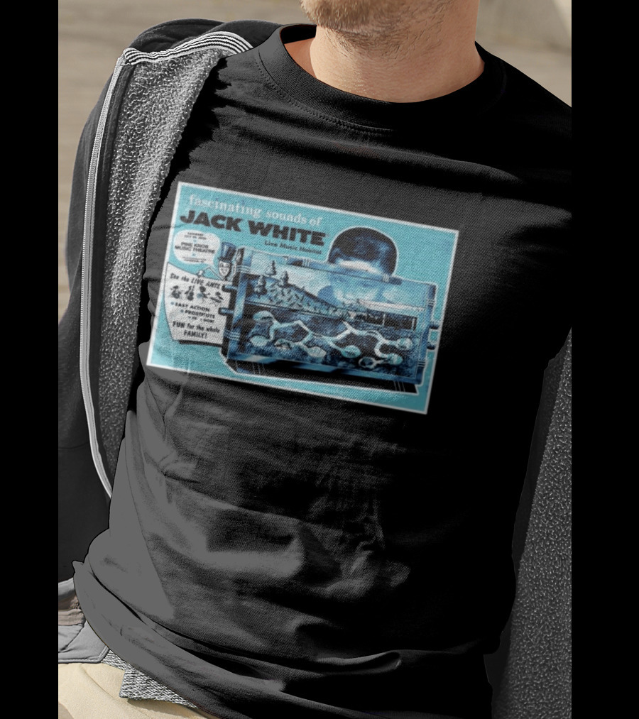 Fascinating Sounds Of Jack White Live Music Habitat Pine Knob Music Theatre 2026 T-Shirt