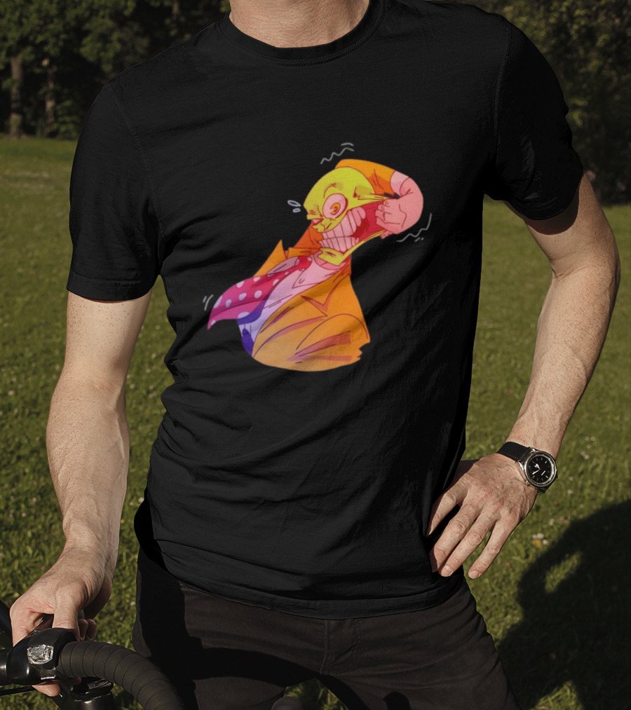 The Mask Dark Horse Comics Face Stretch Iconic Character Pose T-Shirt