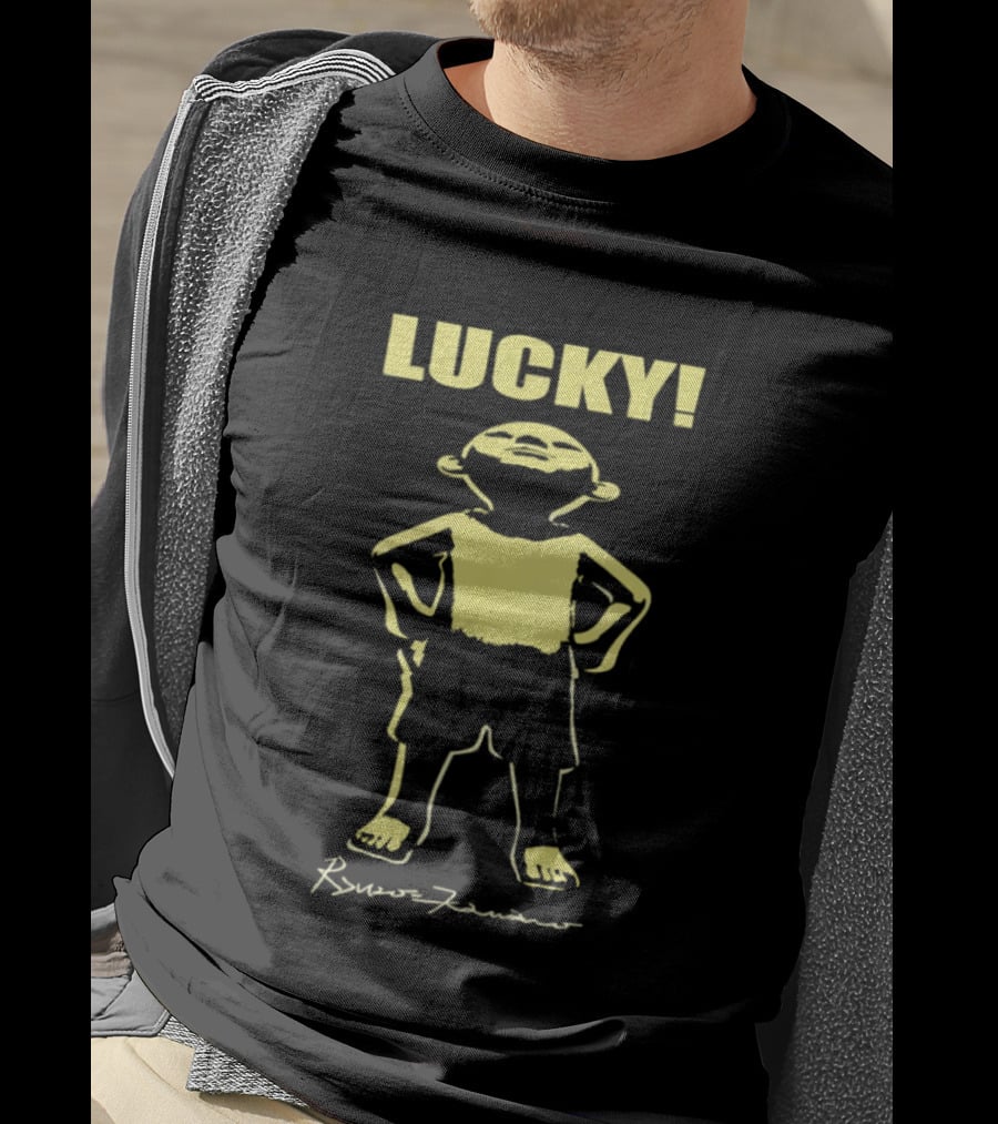 Lucky Renzo Kanano Minimalist Yellow T-Shirt