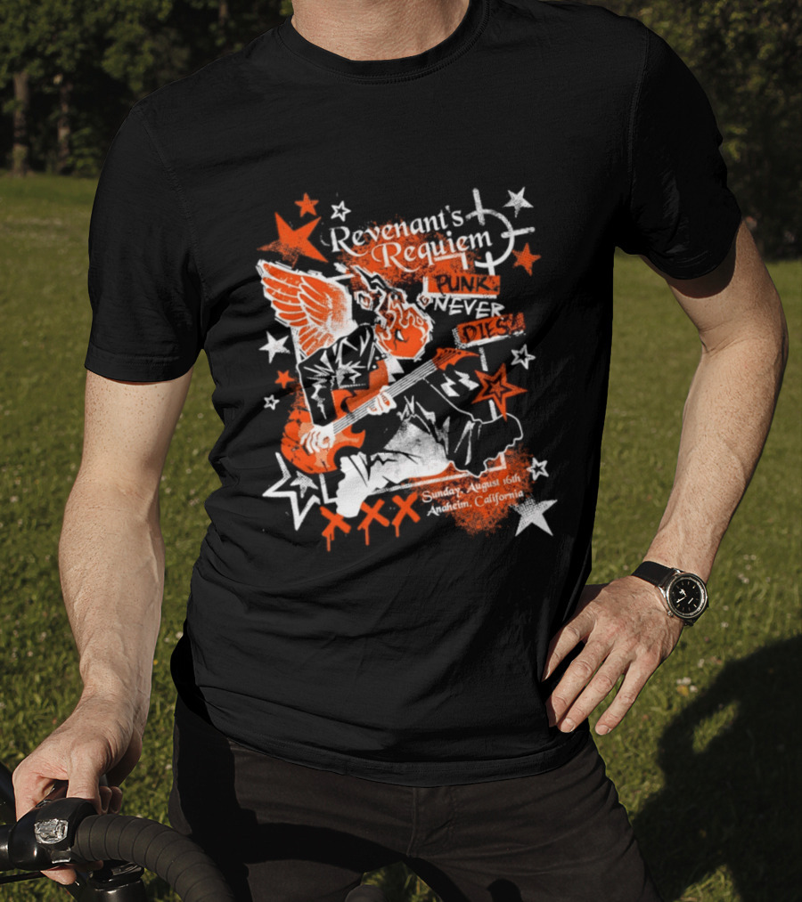 Revenant's Requiem Punk Never Dies Anaheim August 16th Sunday California Concert T-Shirt
