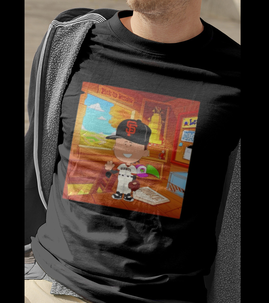 Tyler Mahle San Francisco Giants Baseball Cartoon Peanuts T-Shirt