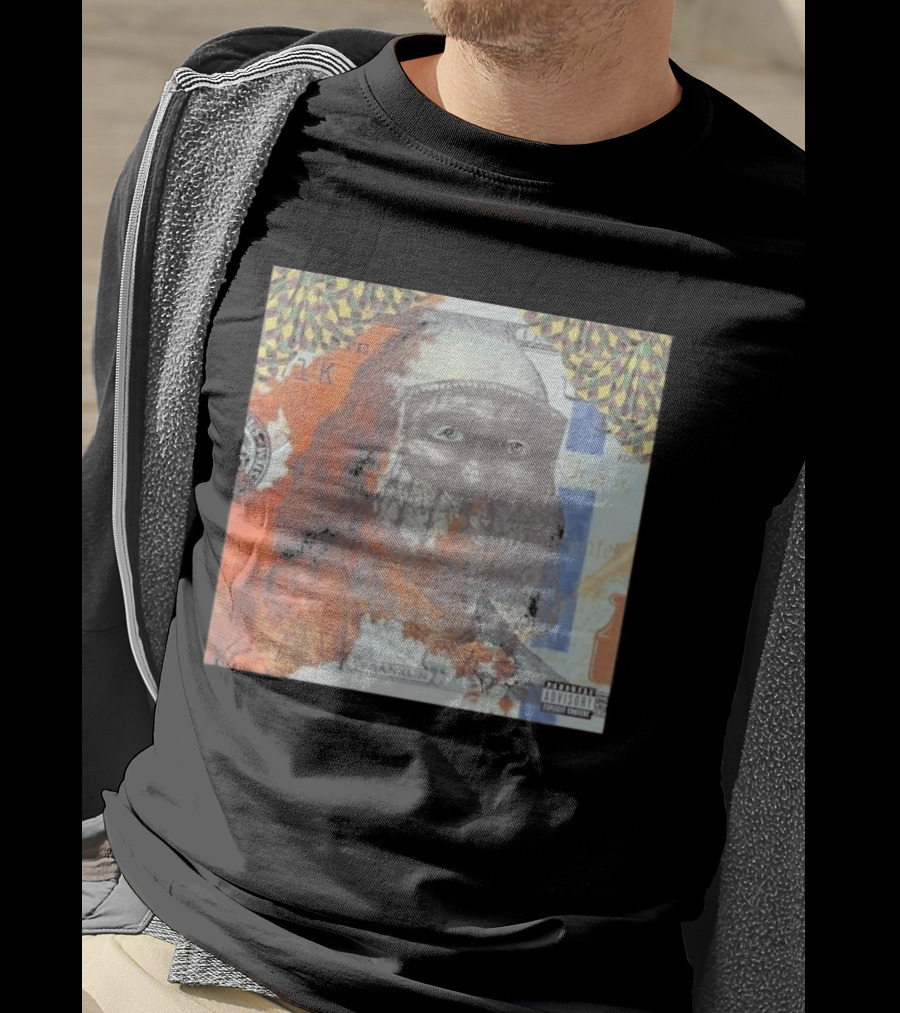 US Vs. Them Franklin Money Mask Art Parental Advisory T-Shirt