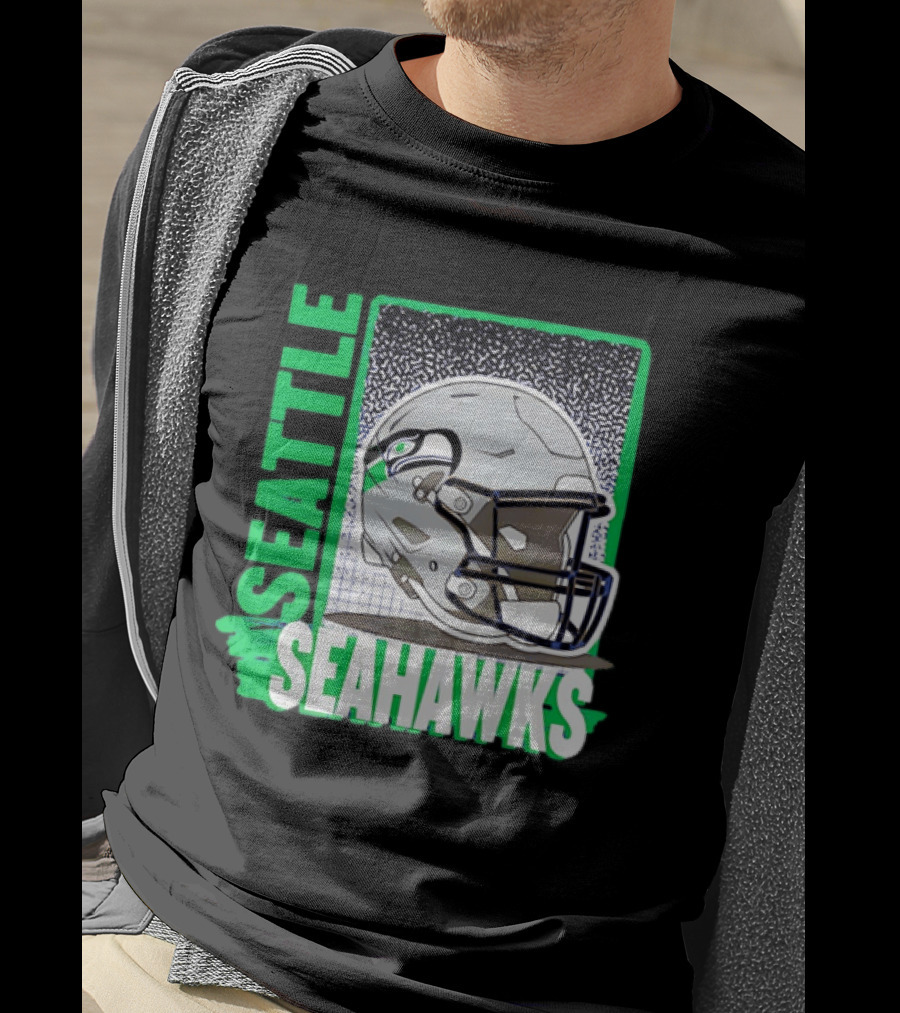 Seattle Seahawks Helmet NFL Football Team Gear T-Shirt